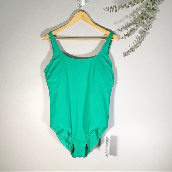 Athleta Other - 🌻Athleta Turquoise Scoop One Piece XL